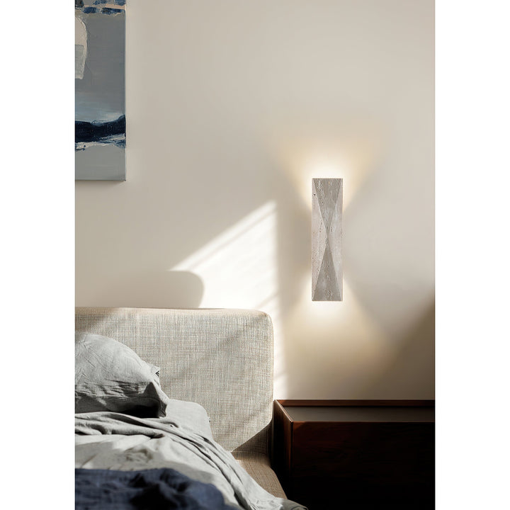 Coloria Moderne Minimaliste Travertin Applique - Neutralighting