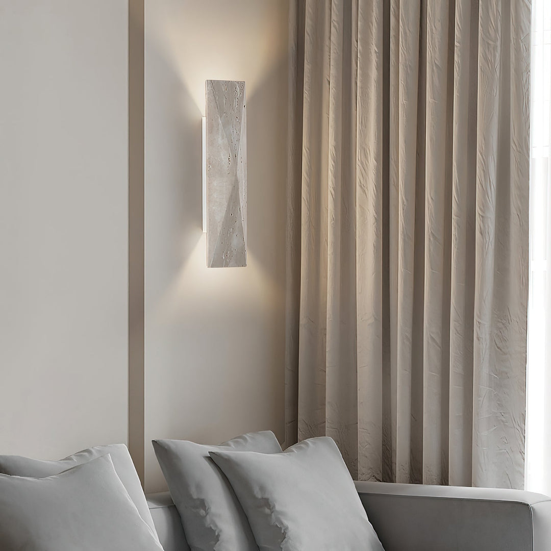 Coloria Moderne Minimaliste Travertin Applique - Neutralighting