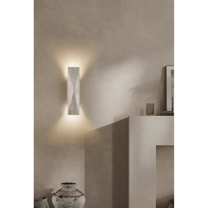 Coloria Moderne Minimaliste Travertin Applique - Neutralighting