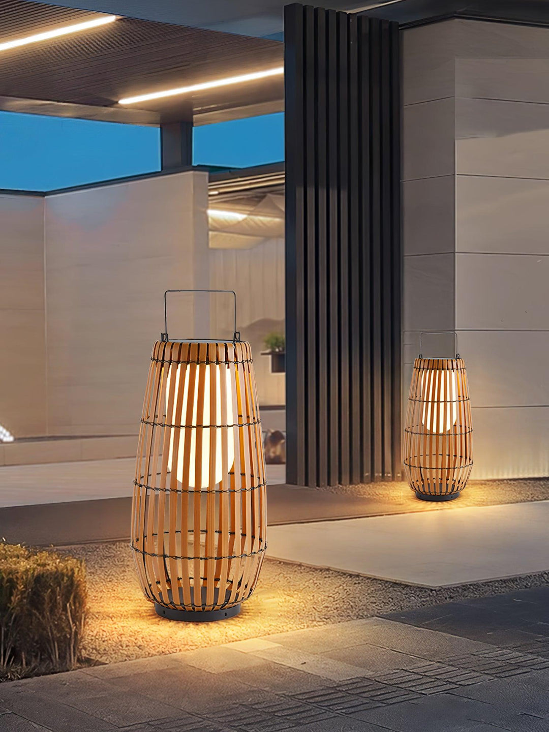 Veshael Lampe Extérieure Lanterne Tressée Tropic - Neutralighting