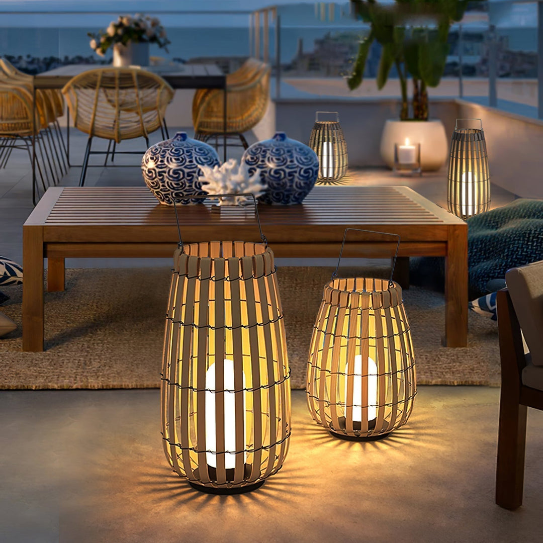 Veshael Lampe Extérieure Lanterne Tressée Tropic - Neutralighting