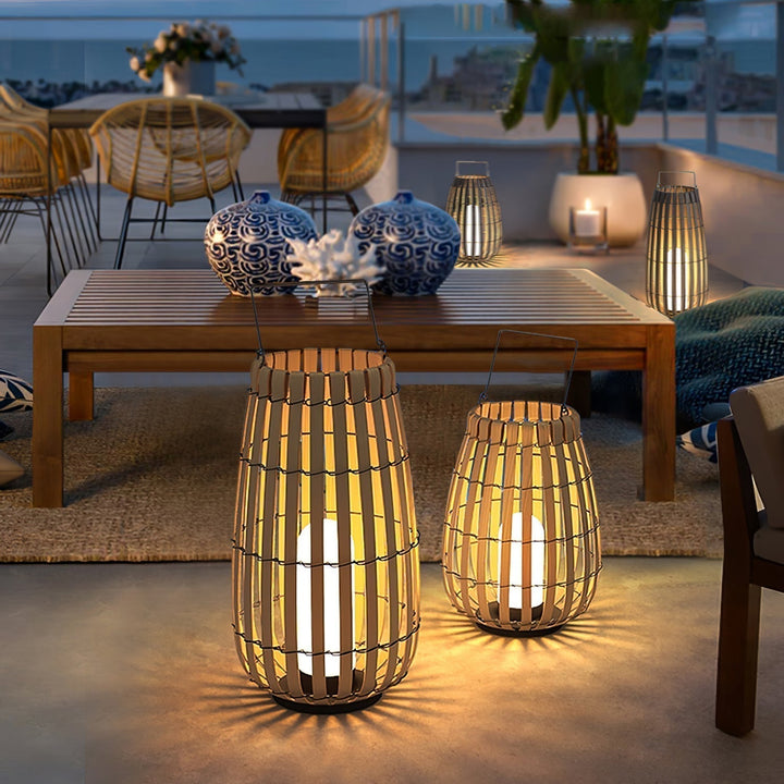 Veshael Lampe Extérieure Lanterne Tressée Tropic - Neutralighting