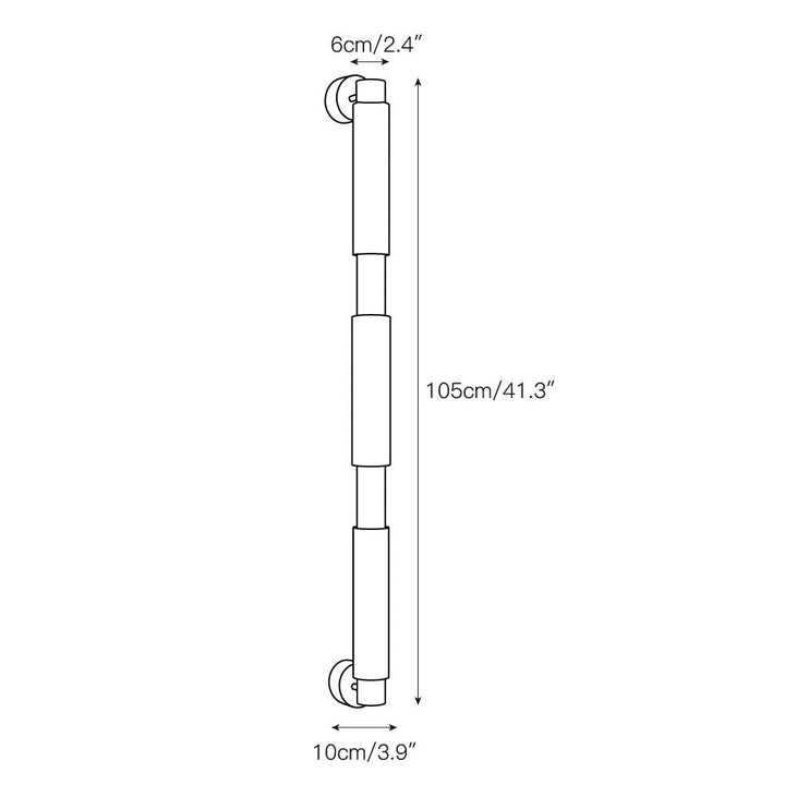 Alraei Moderne Minimaliste Tube Albâtre Applique Murale - Neutralighting