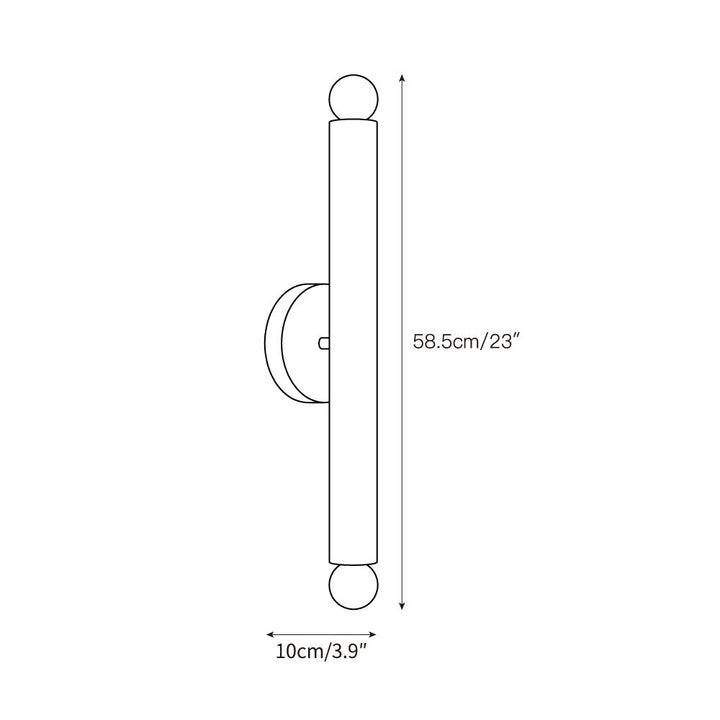 Eloryr Moderne Minimaliste Tube Métal Applique Murale - Neutralighting