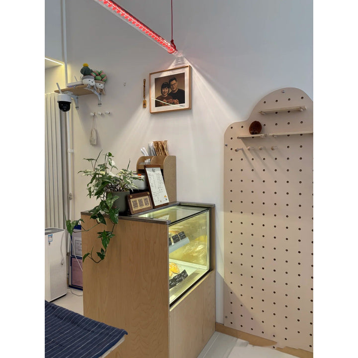 Cata Moderne Minimalisme Linéaire LED Métal Verre Lumière Pendentif - Neutralighting
