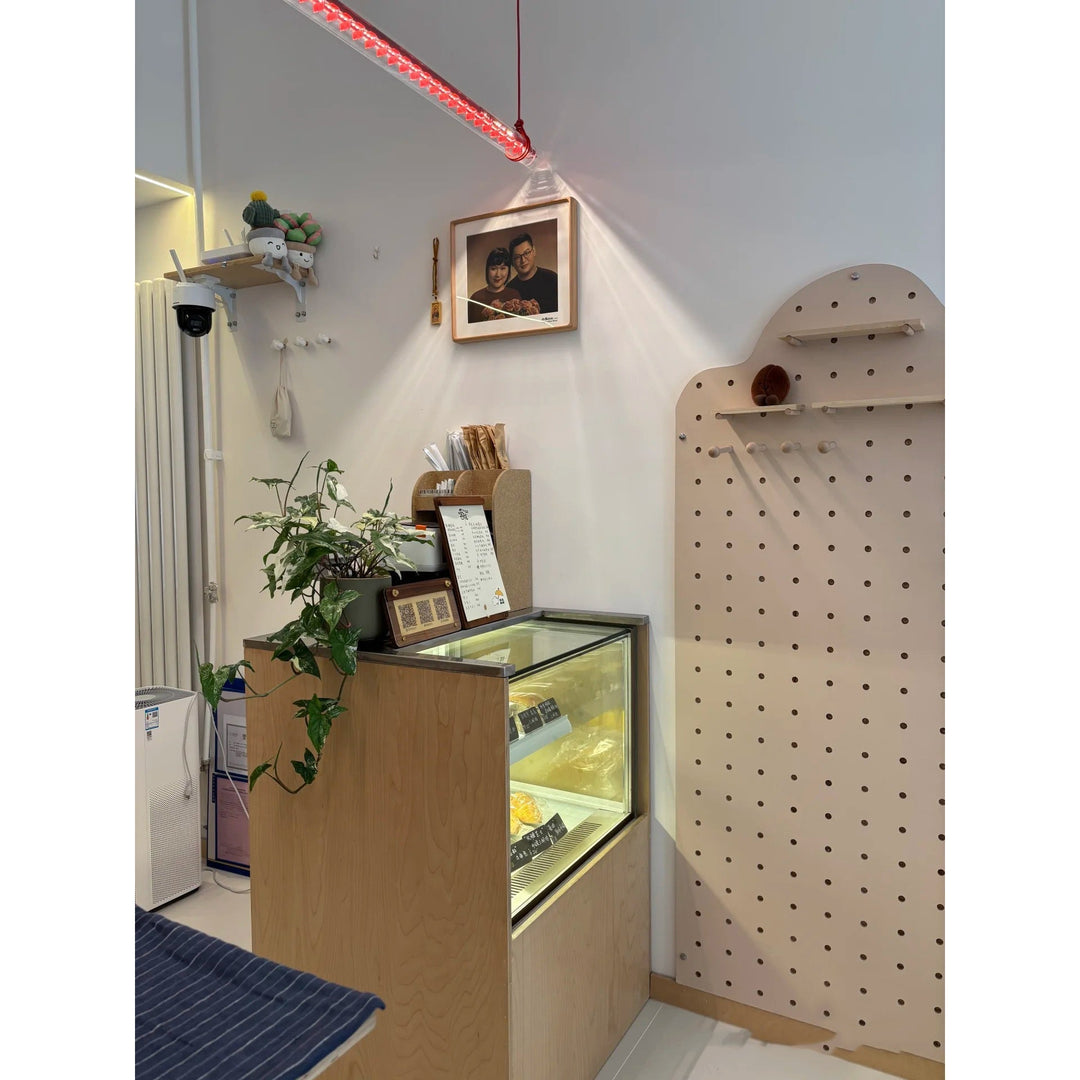 Cata Moderne Minimalisme Linéaire LED Métal Verre Lumière Pendentif - Neutralighting