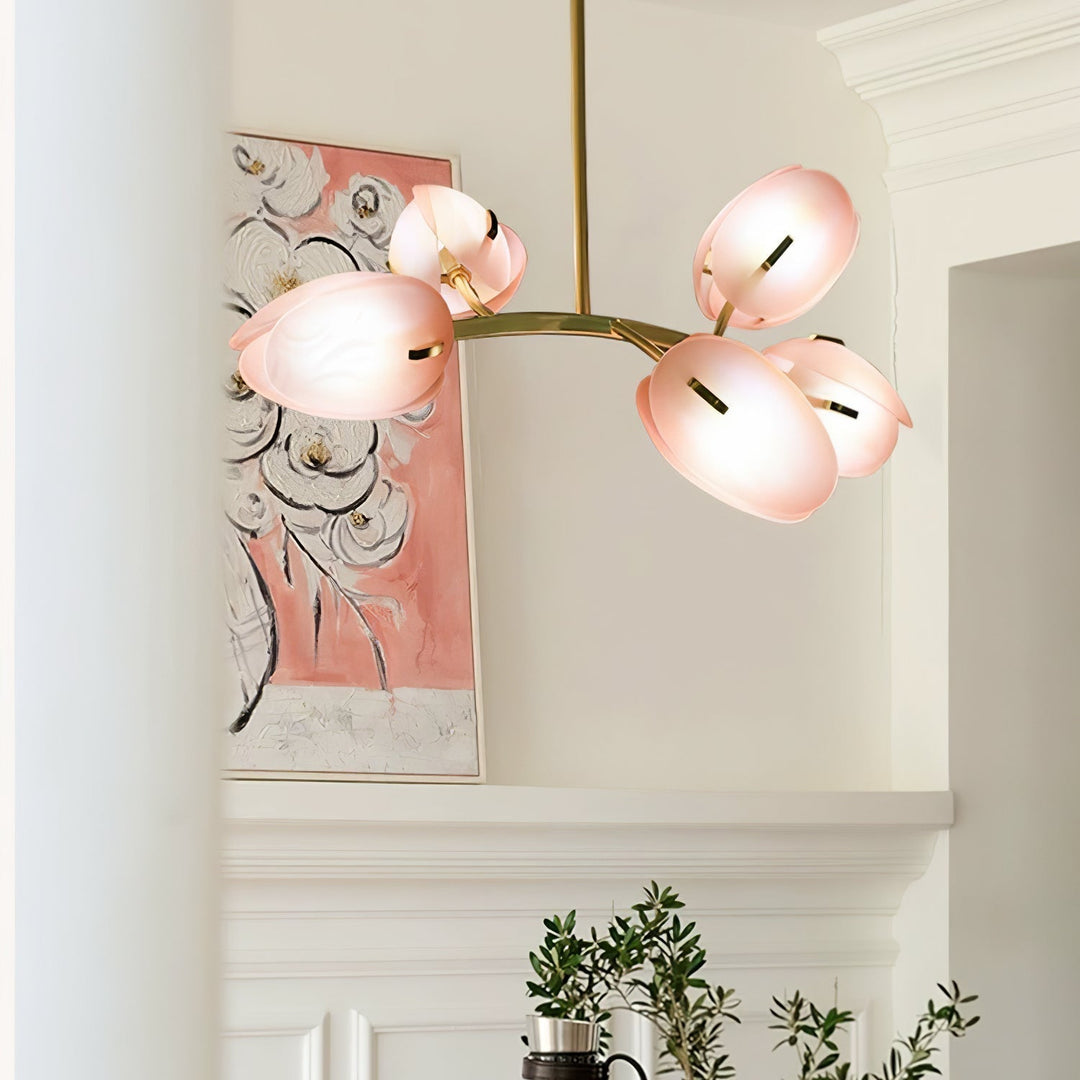 Blossom Chandelier en Verre Contemporain - Neutralighting