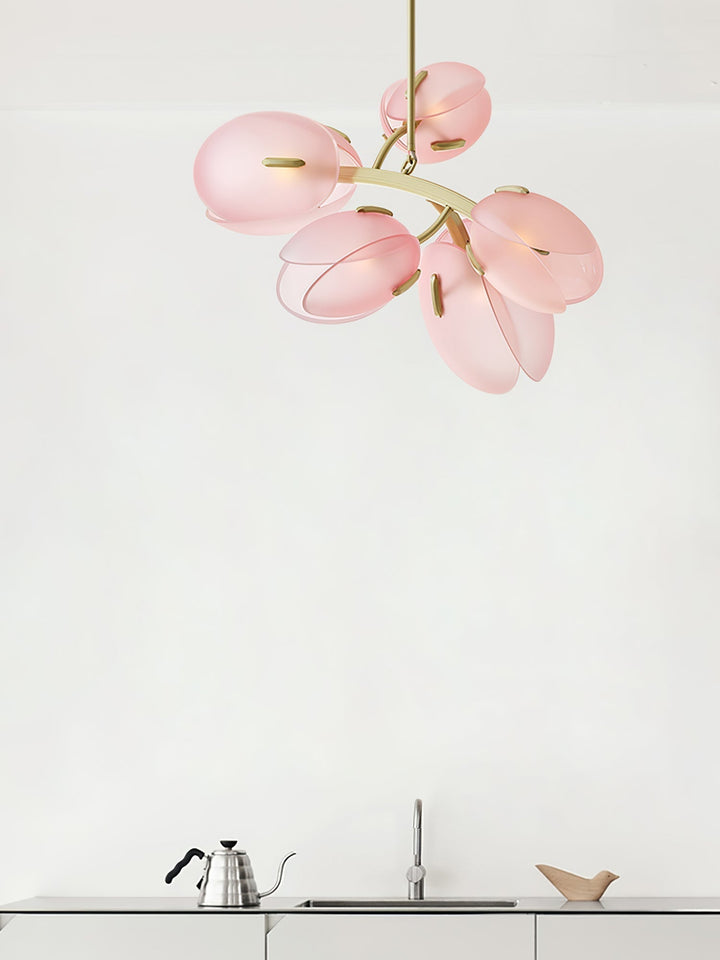 Blossom Chandelier en Verre Contemporain - Neutralighting