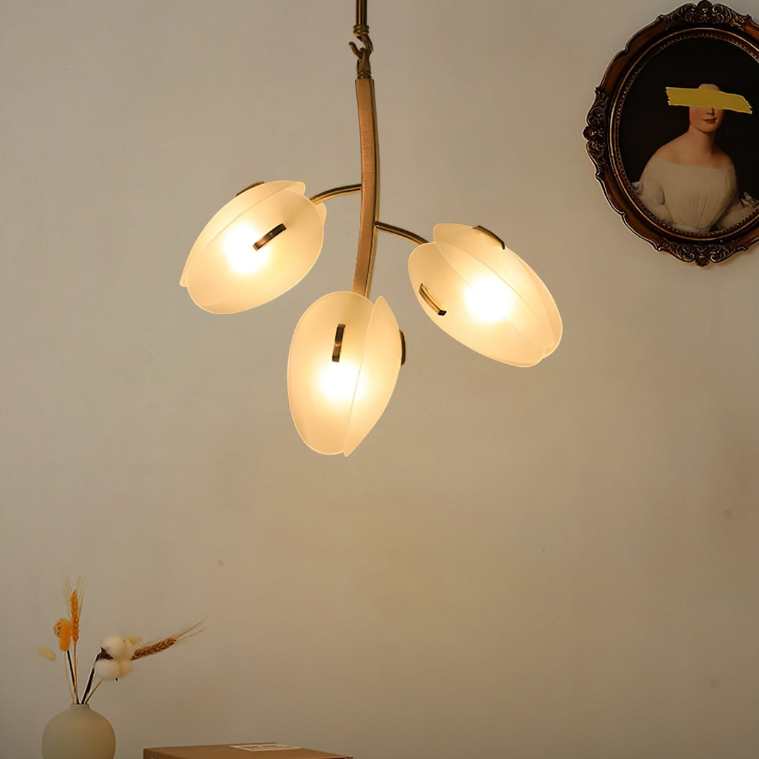 Blossom Chandelier en Verre Contemporain - Neutralighting