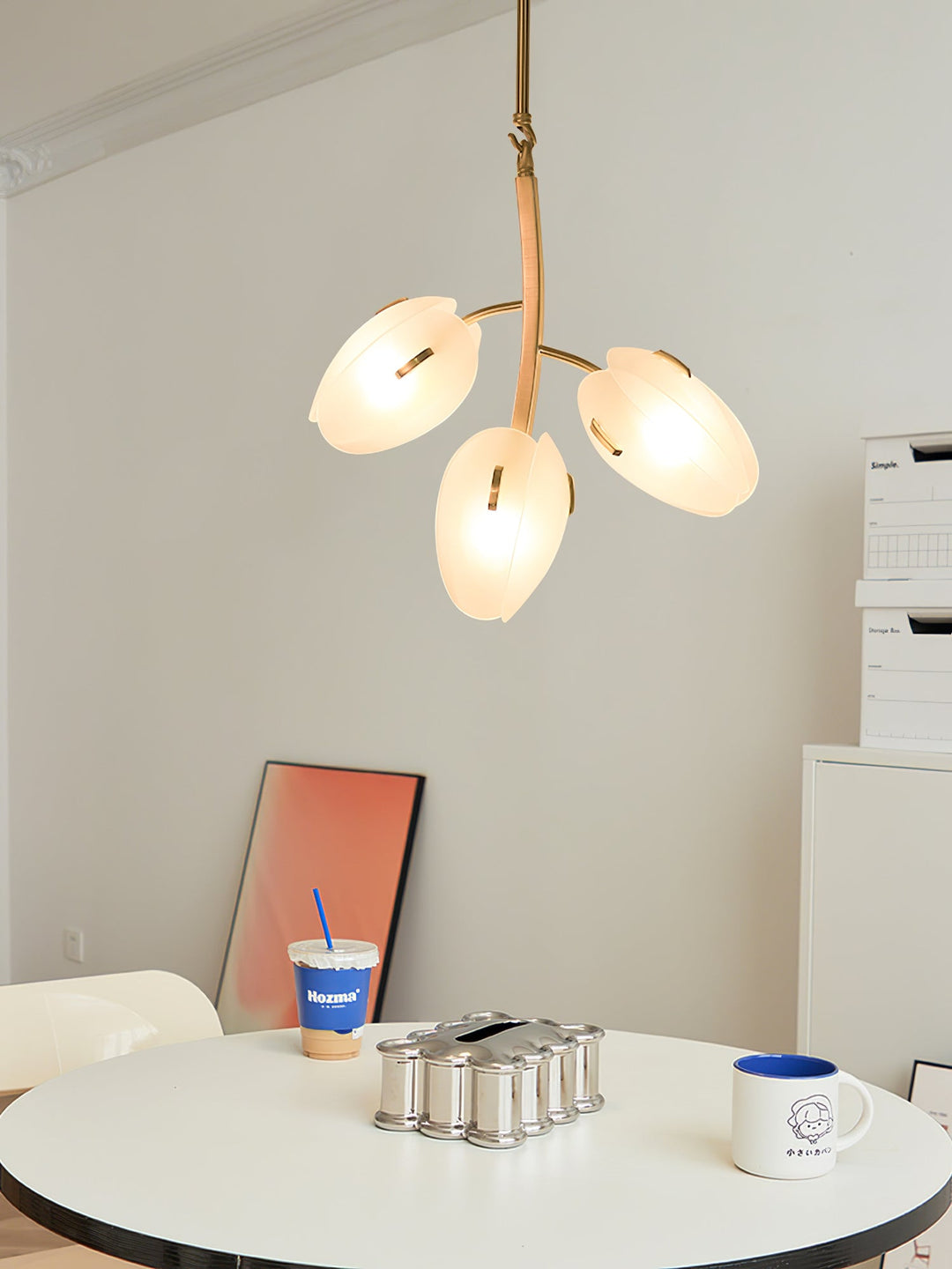 Blossom Chandelier en Verre Contemporain - Neutralighting