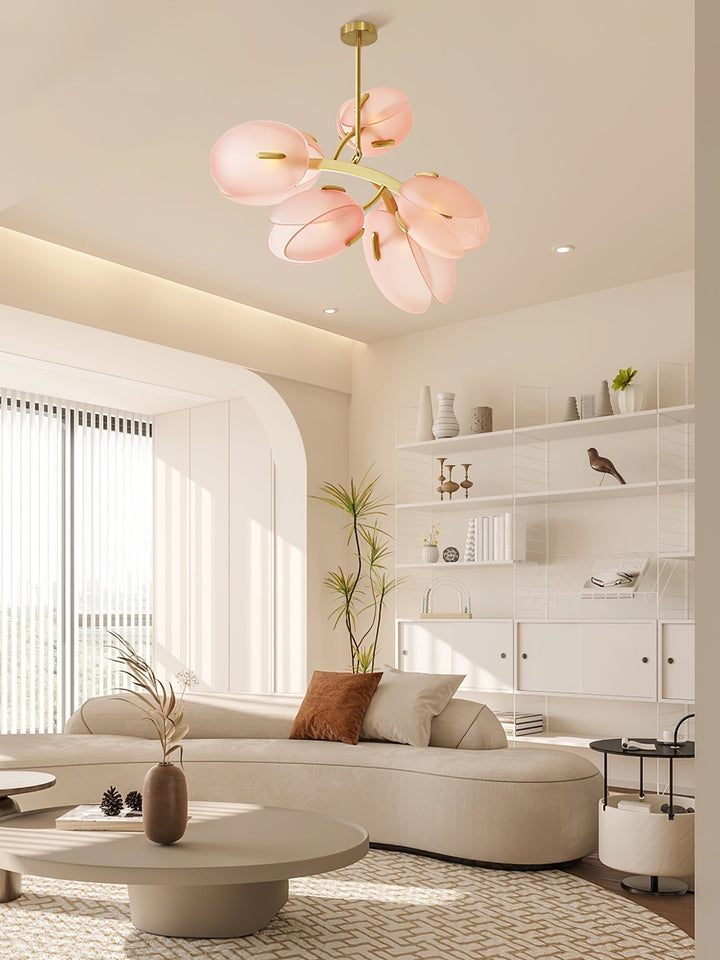 Blossom Chandelier en Verre Contemporain - Neutralighting