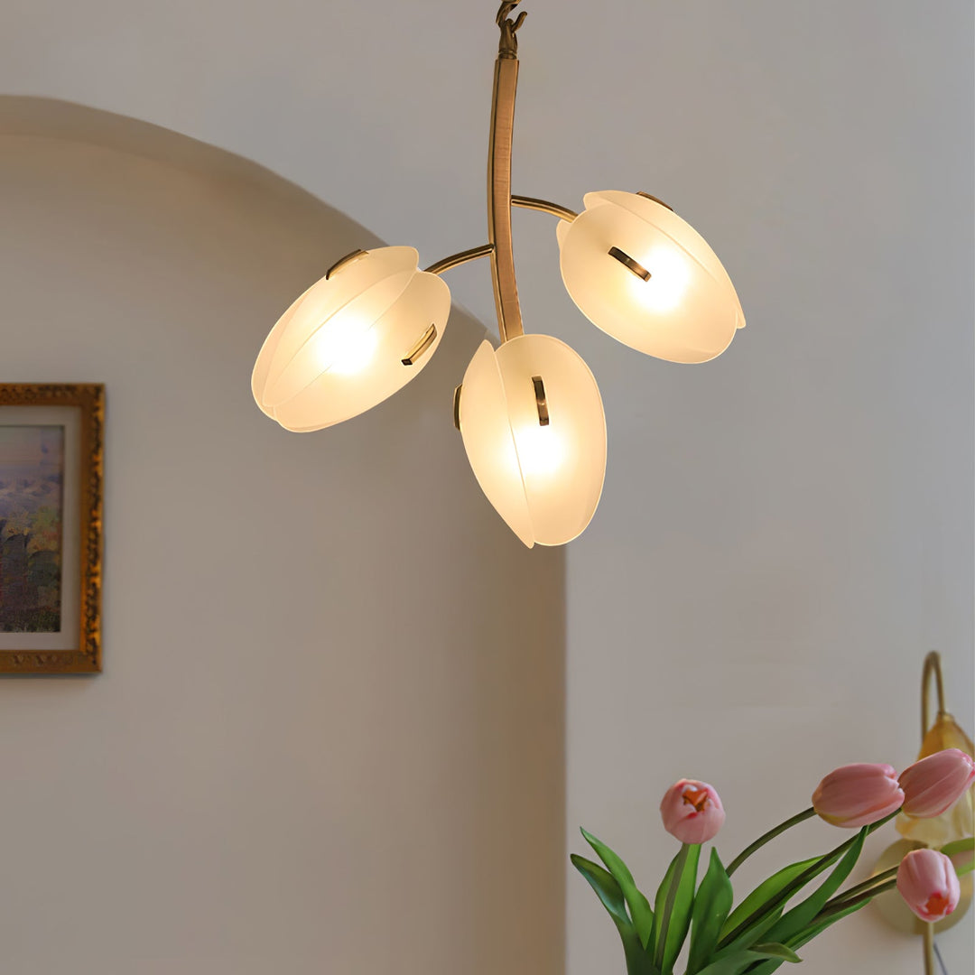 Blossom Chandelier en Verre Contemporain - Neutralighting