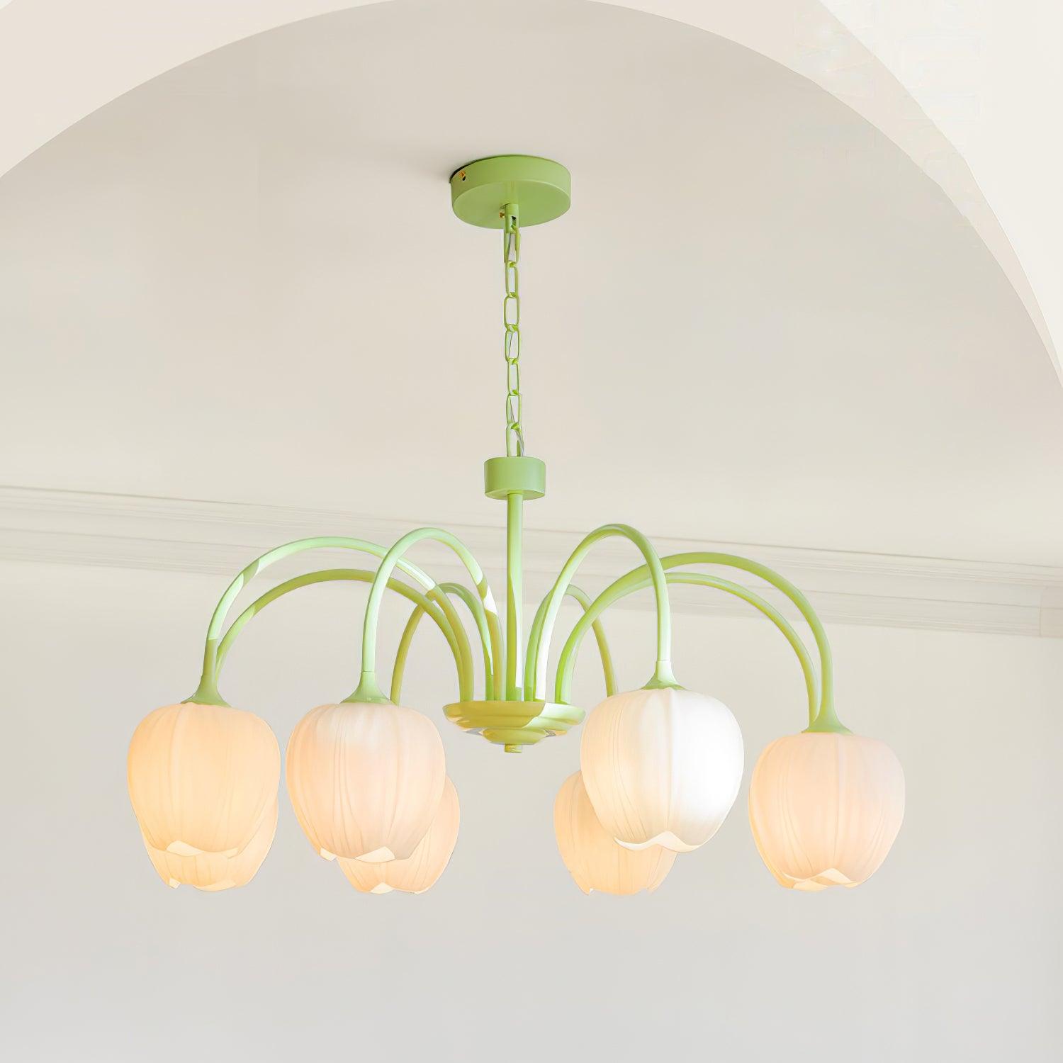 Viloror Lustre Métal Verre Créativité Individuelle Matcha - Neutralighting