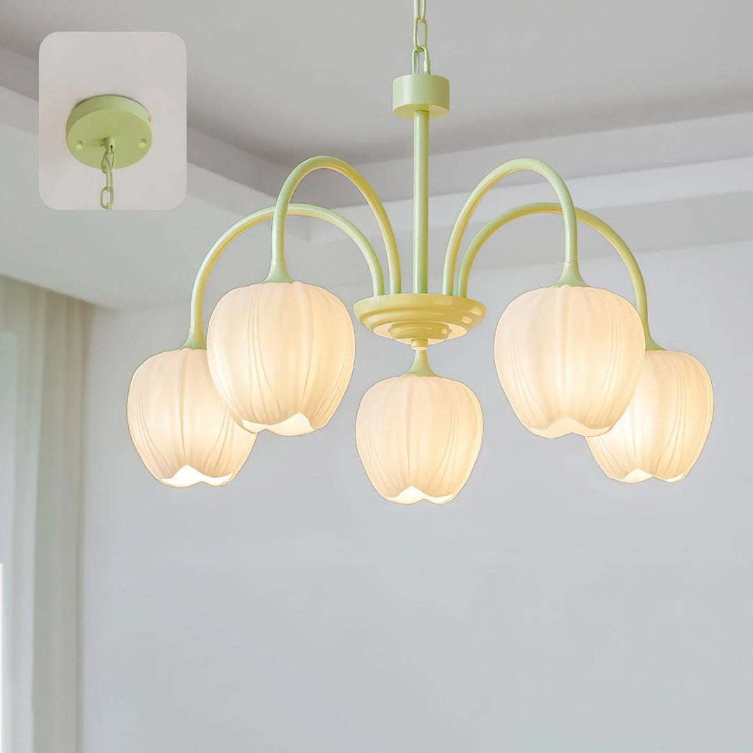 Viloror Lustre Métal Verre Créativité Individuelle Matcha - Neutralighting