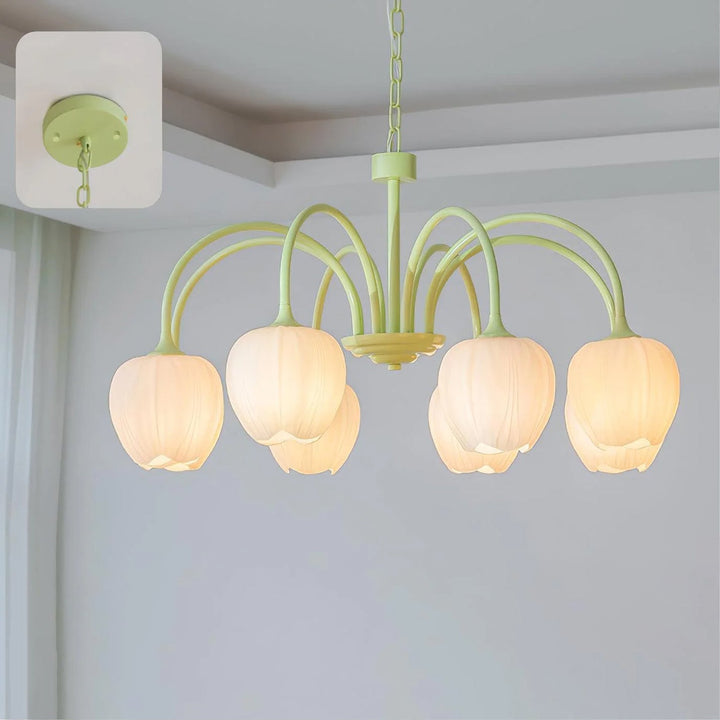 Viloror Lustre Métal Verre Créativité Individuelle Matcha - Neutralighting