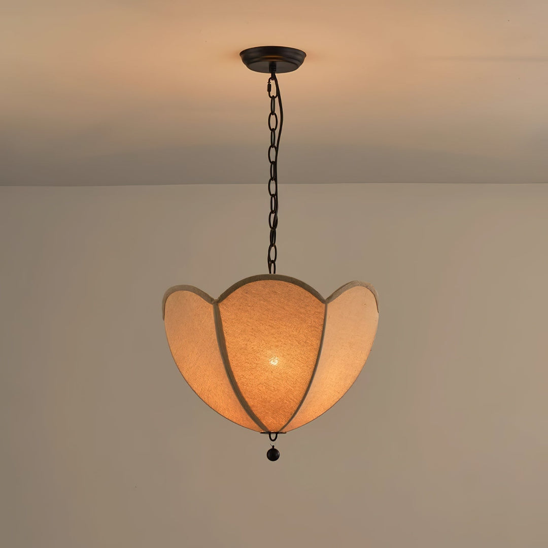 Cimararae Suspension Métal Tissu Scoop Vintage - Neutralighting