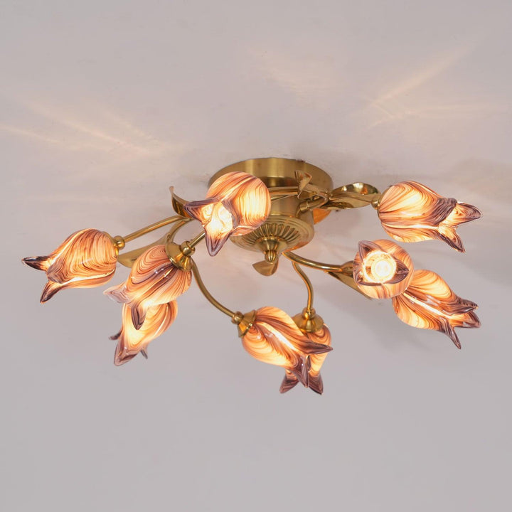 Vathaos Plafonnier en Verre Naturel - Neutralighting
