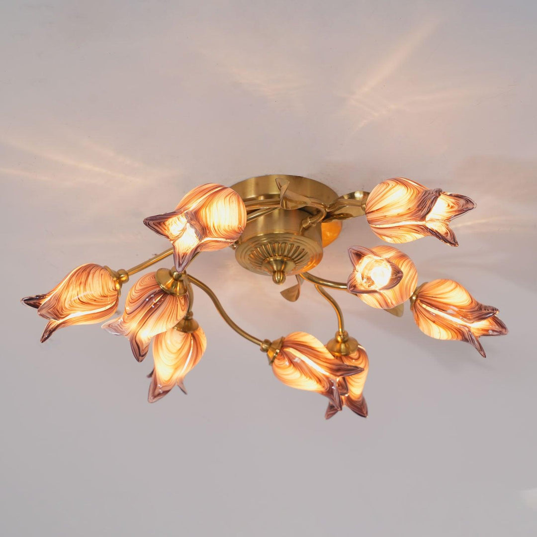 Vathaos Plafonnier en Verre Naturel - Neutralighting