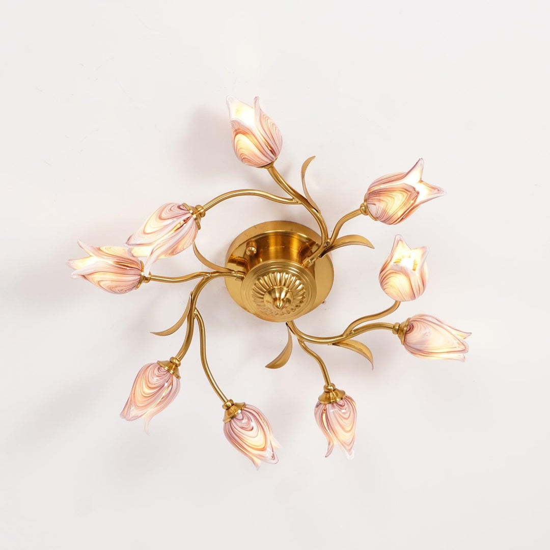 Vathaos Plafonnier en Verre Naturel - Neutralighting