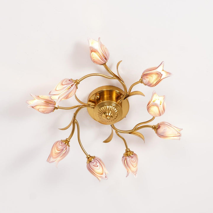 Vathaos Plafonnier en Verre Naturel - Neutralighting