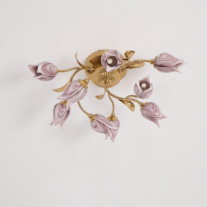 Vathaos Plafonnier en Verre Naturel - Neutralighting