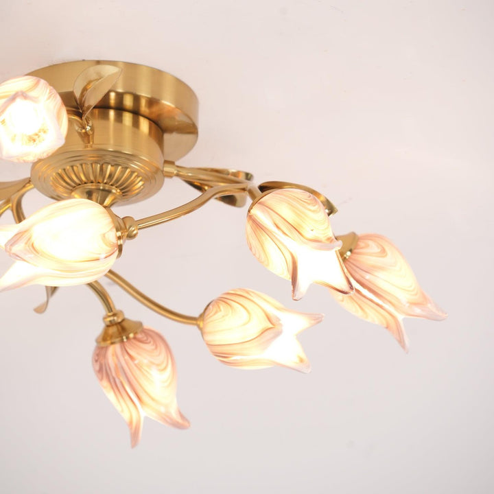 Vathaos Plafonnier en Verre Naturel - Neutralighting