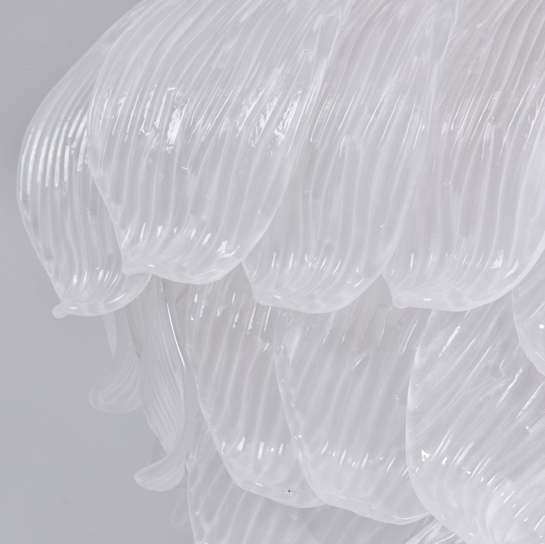 Aurora Plafonnier Murano Pétale Soufflé-Main Verre Applique Plafond - Neutralighting