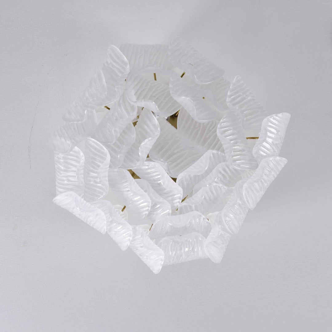 Aurora Verre 45cm Doré LED
