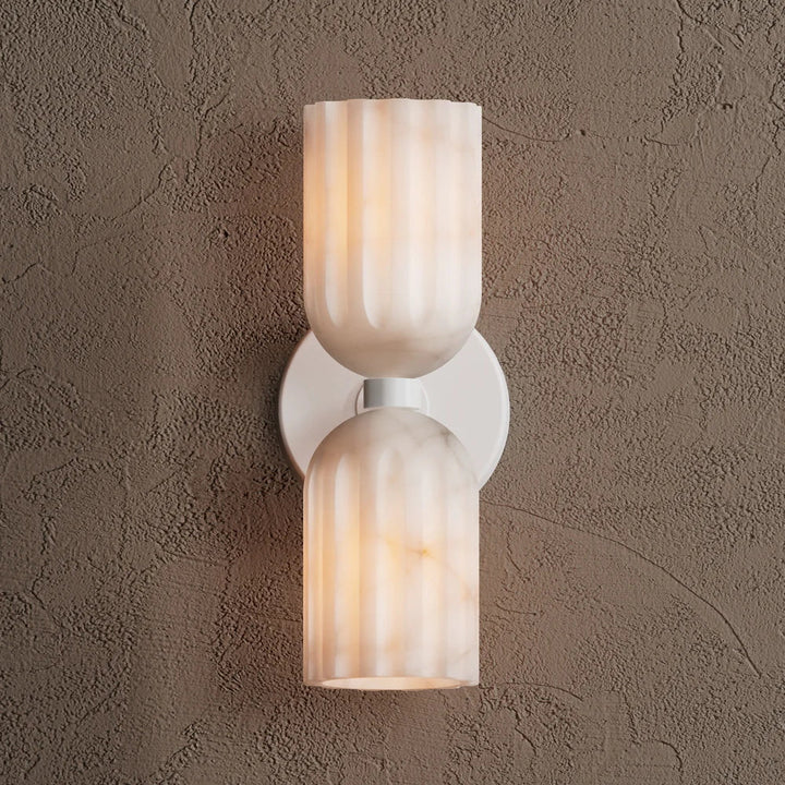 Uraeeth Applique Murale Double Laiton Albâtre Minimaliste Moderne - Neutralighting