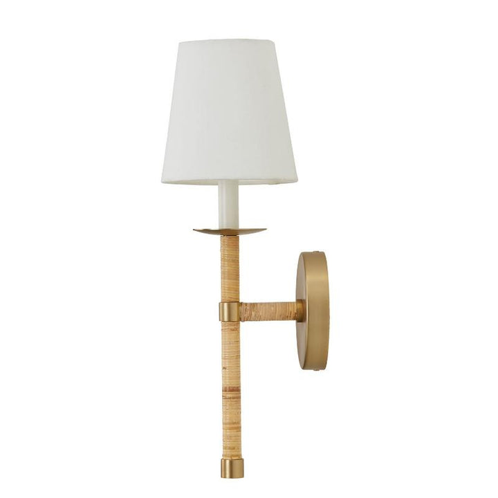 Conoror Applique Murale Laiton Tissu Élégance Vintage - Neutralighting