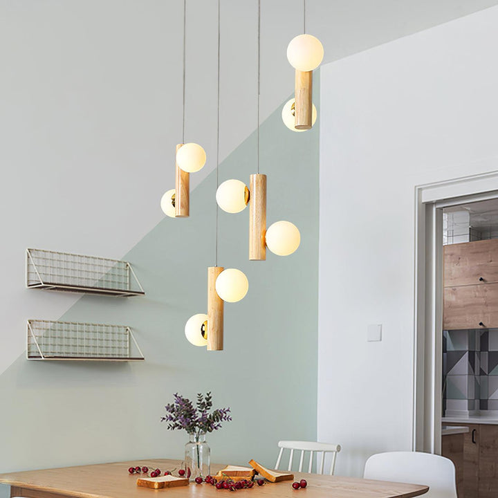Solstica Suspension Bois Classique - Neutralighting