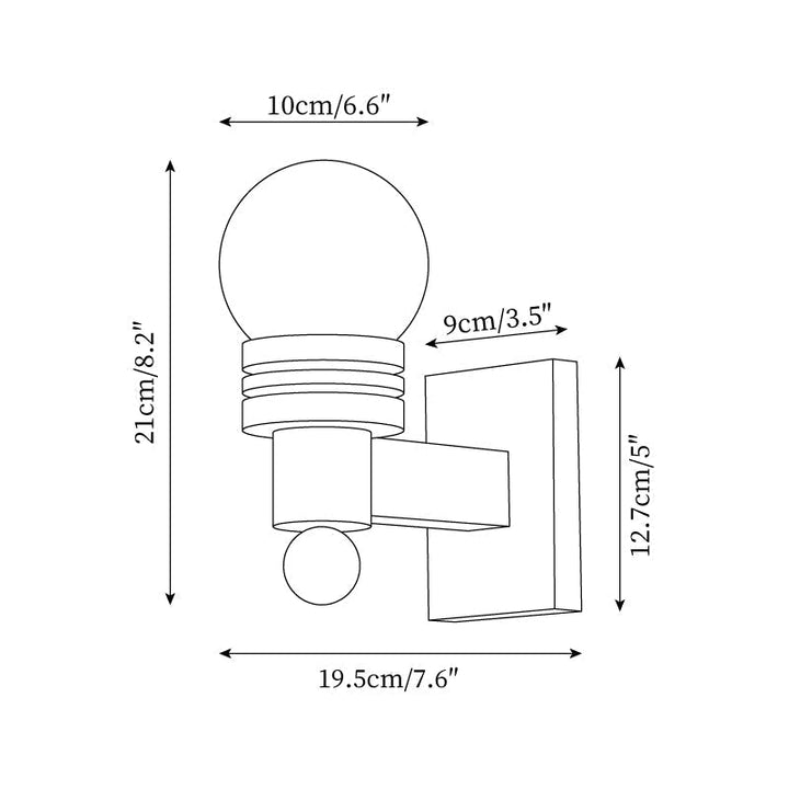 Beam Applique Murale Bois Massif Moderne - Neutralighting