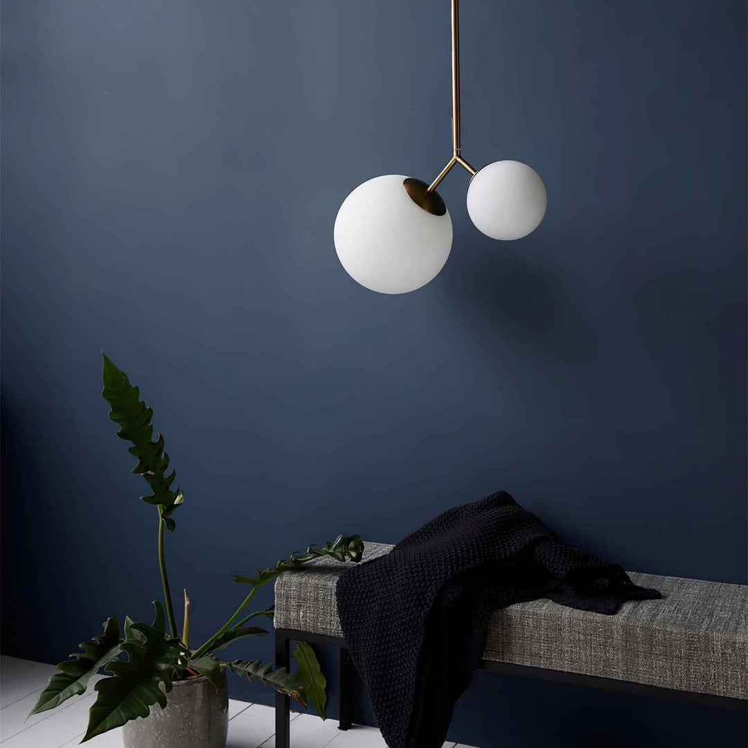 Twis Lampe Pendante Verre Dépoli Fumé Minimaliste - Neutralighting