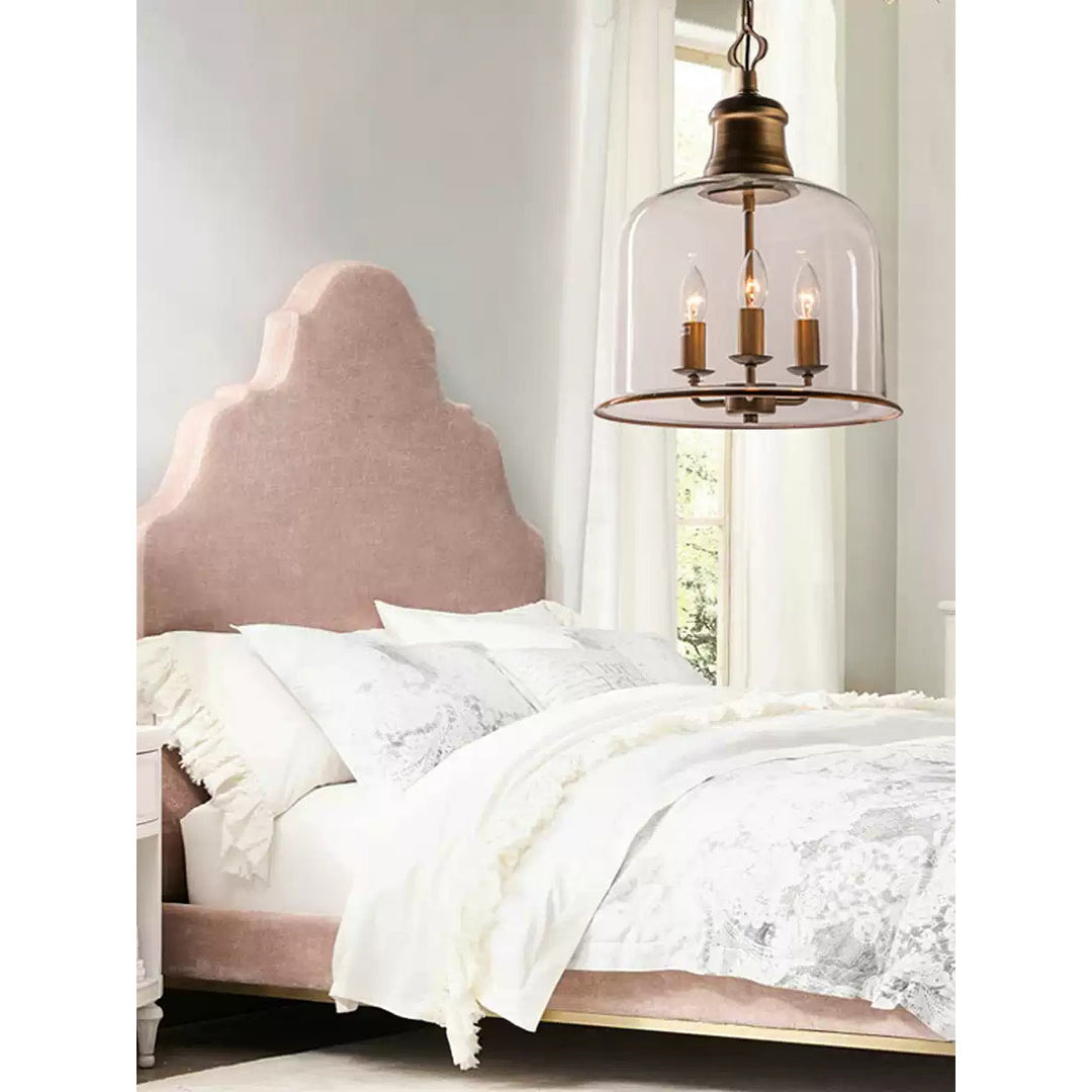 Sysolion Suspension Métal Verre Élégance Vintage - Neutralighting