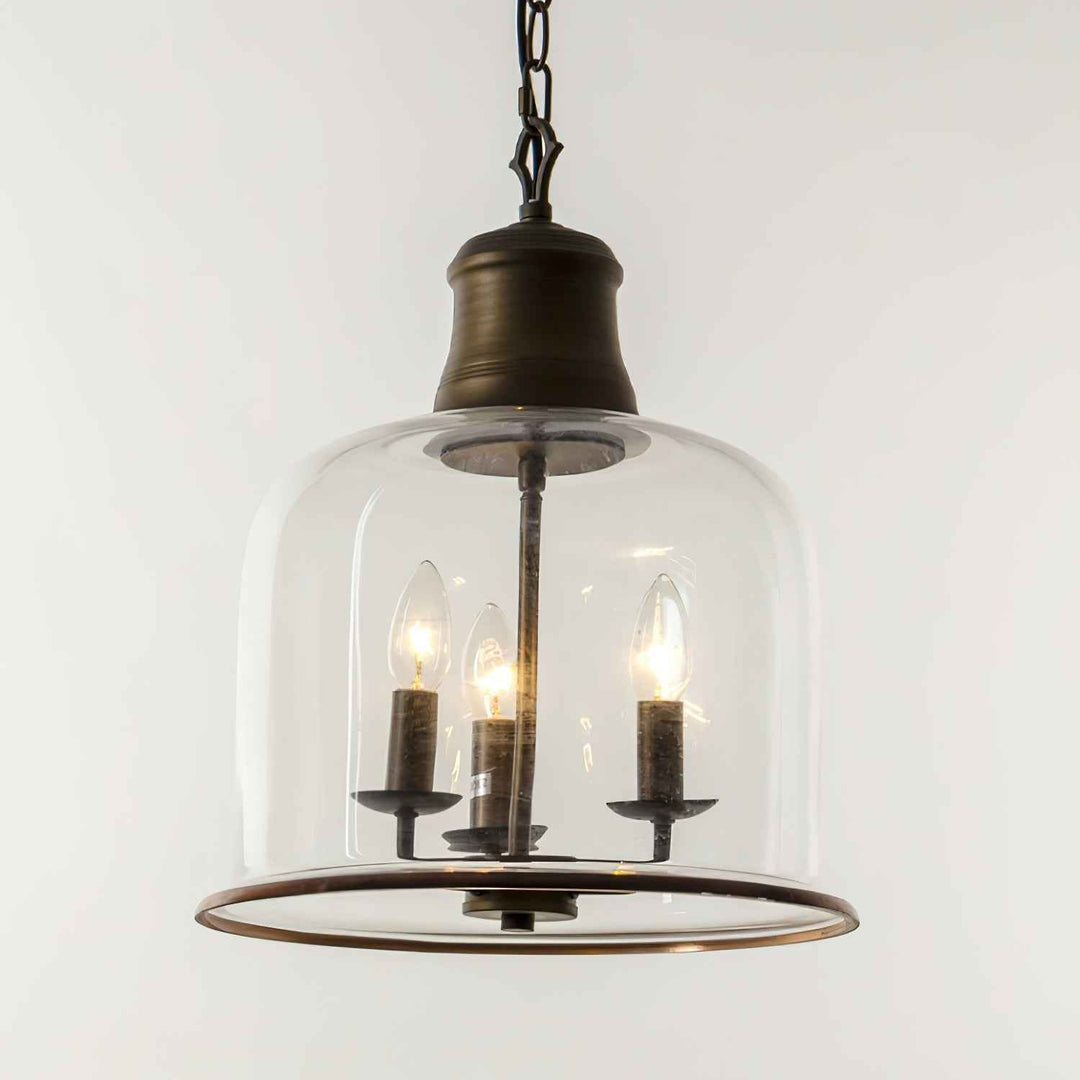 Sysolion Suspension Métal Verre Élégance Vintage - Neutralighting
