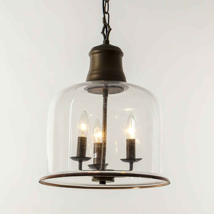 Sysolion Suspension Métal Verre Élégance Vintage - Neutralighting