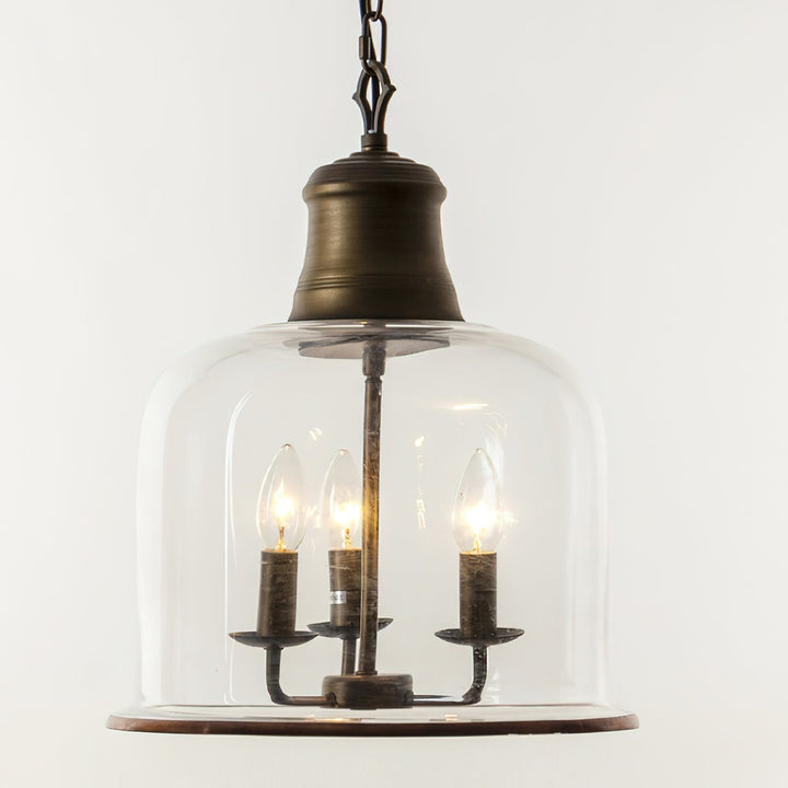 Sysolion Suspension Métal Verre Élégance Vintage - Neutralighting