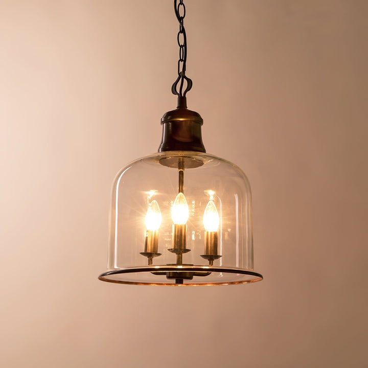 Sysolion Suspension Métal Verre Élégance Vintage - Neutralighting