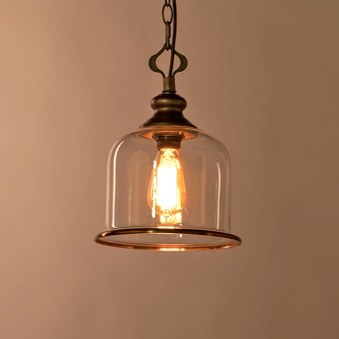 Sysolion Suspension Métal Verre Élégance Vintage - Neutralighting