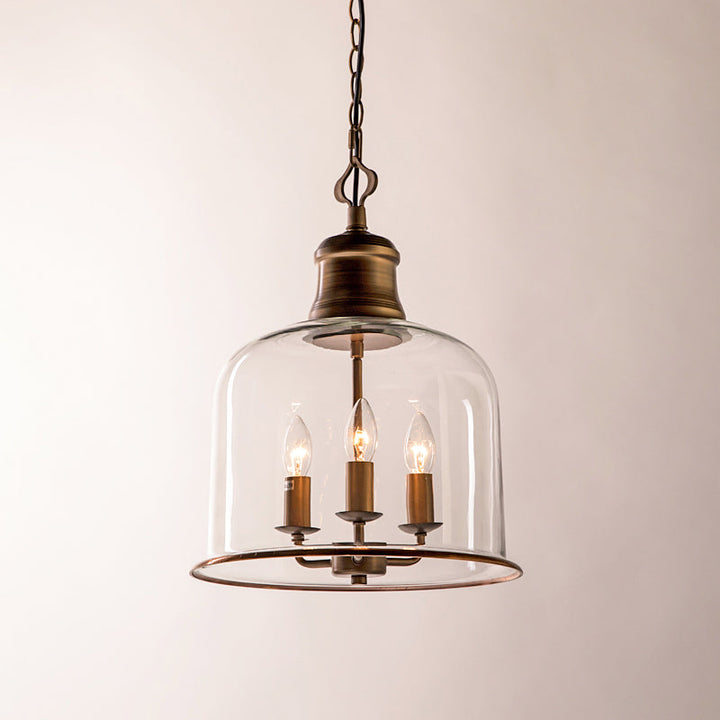 Sysolion Suspension Métal Verre Élégance Vintage - Neutralighting