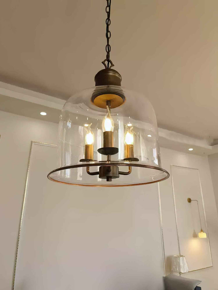Sysolion Suspension Métal Verre Élégance Vintage - Neutralighting