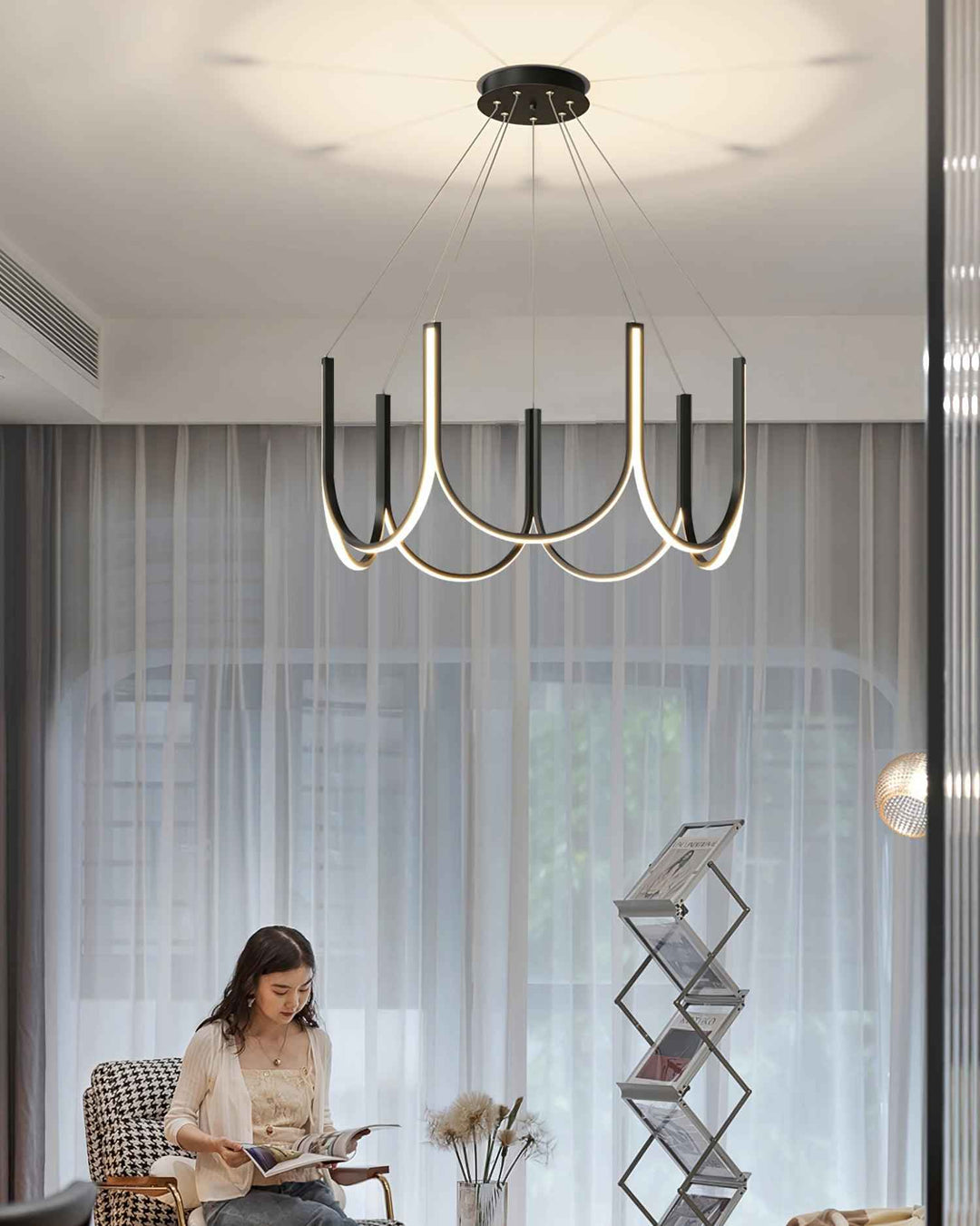 Peyton Lampe Pendante Noire Moderne - Neutralighting