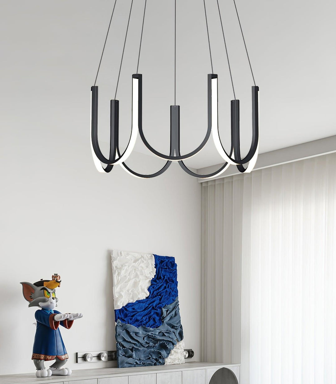 Peyton Lampe Pendante Noire Moderne - Neutralighting