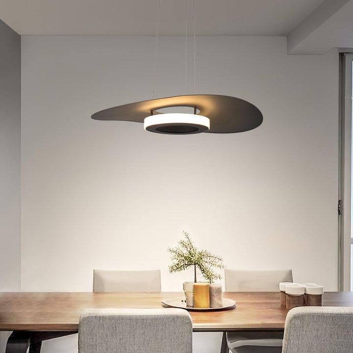 Solara Suspension en aluminium avec anneau OVNI minimaliste - Neutralighting