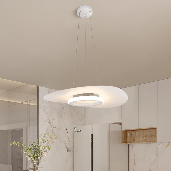 Solara Suspension en aluminium avec anneau OVNI minimaliste - Neutralighting