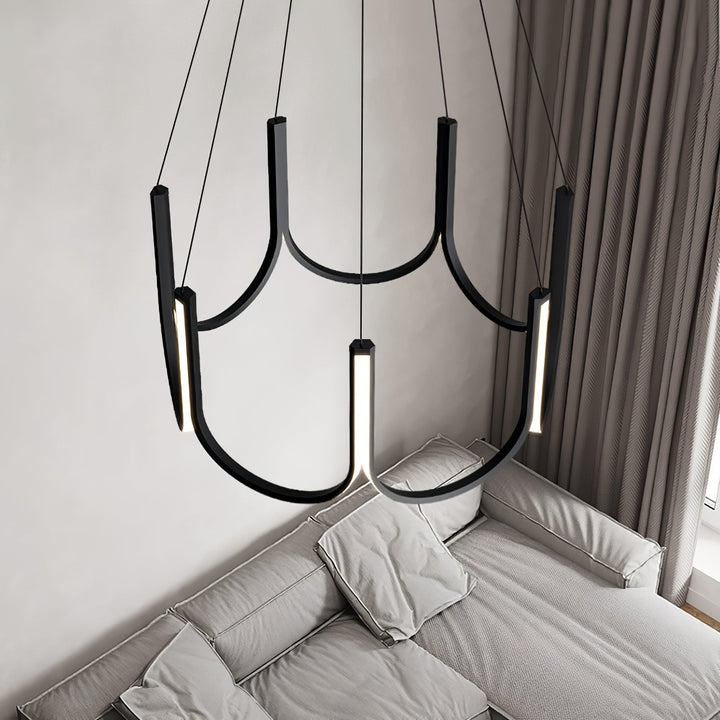 Peyton Lampe Pendante Noire Moderne - Neutralighting