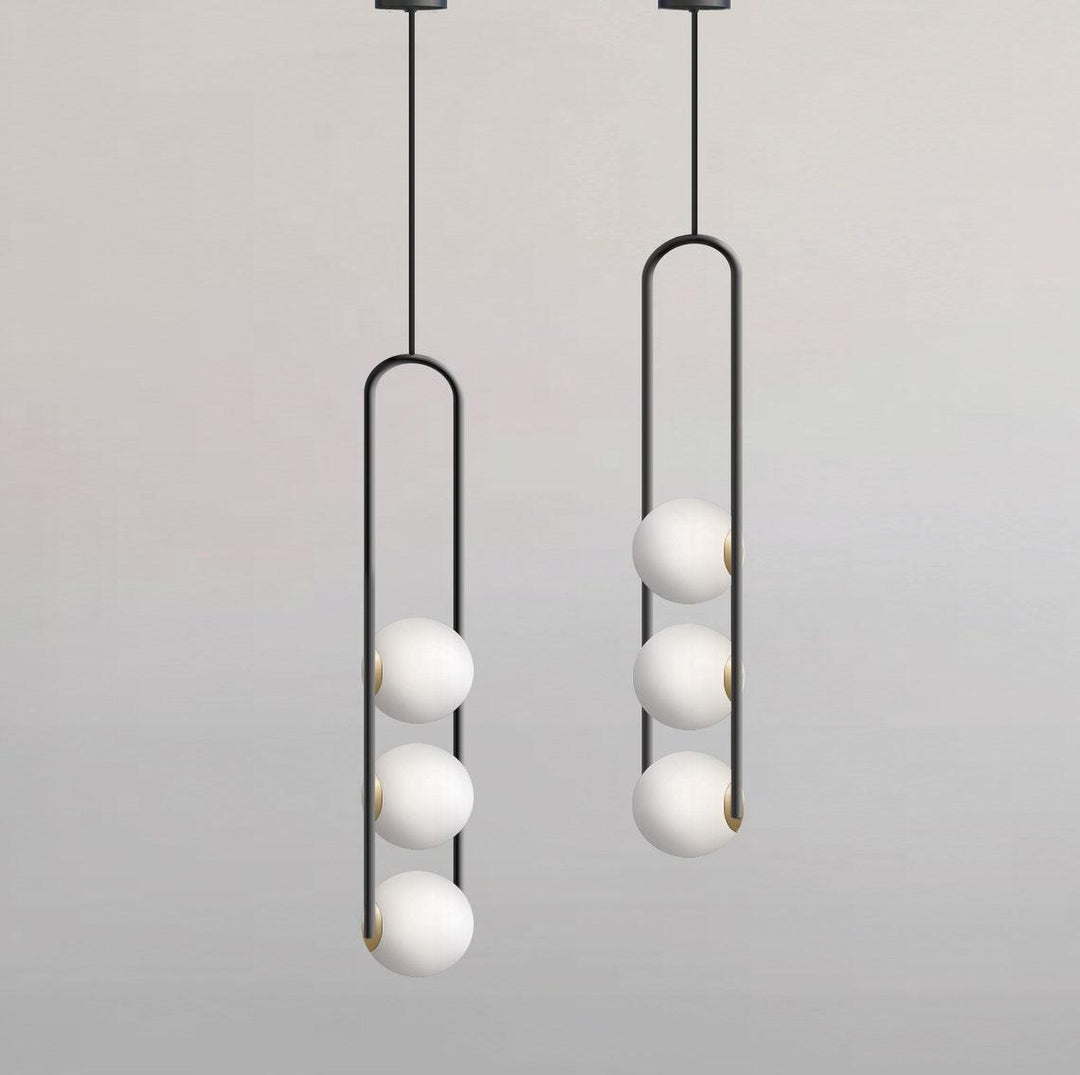 Evelaris Lustre Suspendu En Verre Art Nordique Minimaliste Moderne - Neutralighting