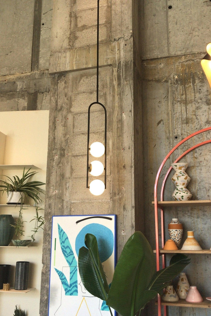 Evelaris Lustre Suspendu En Verre Art Nordique Minimaliste Moderne - Neutralighting
