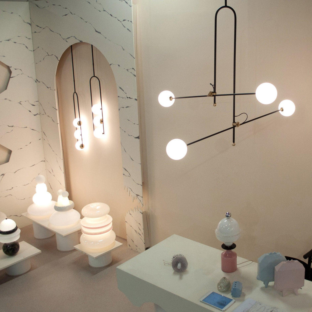 Evelaris Lustre Suspendu En Verre Art Nordique Minimaliste Moderne - Neutralighting