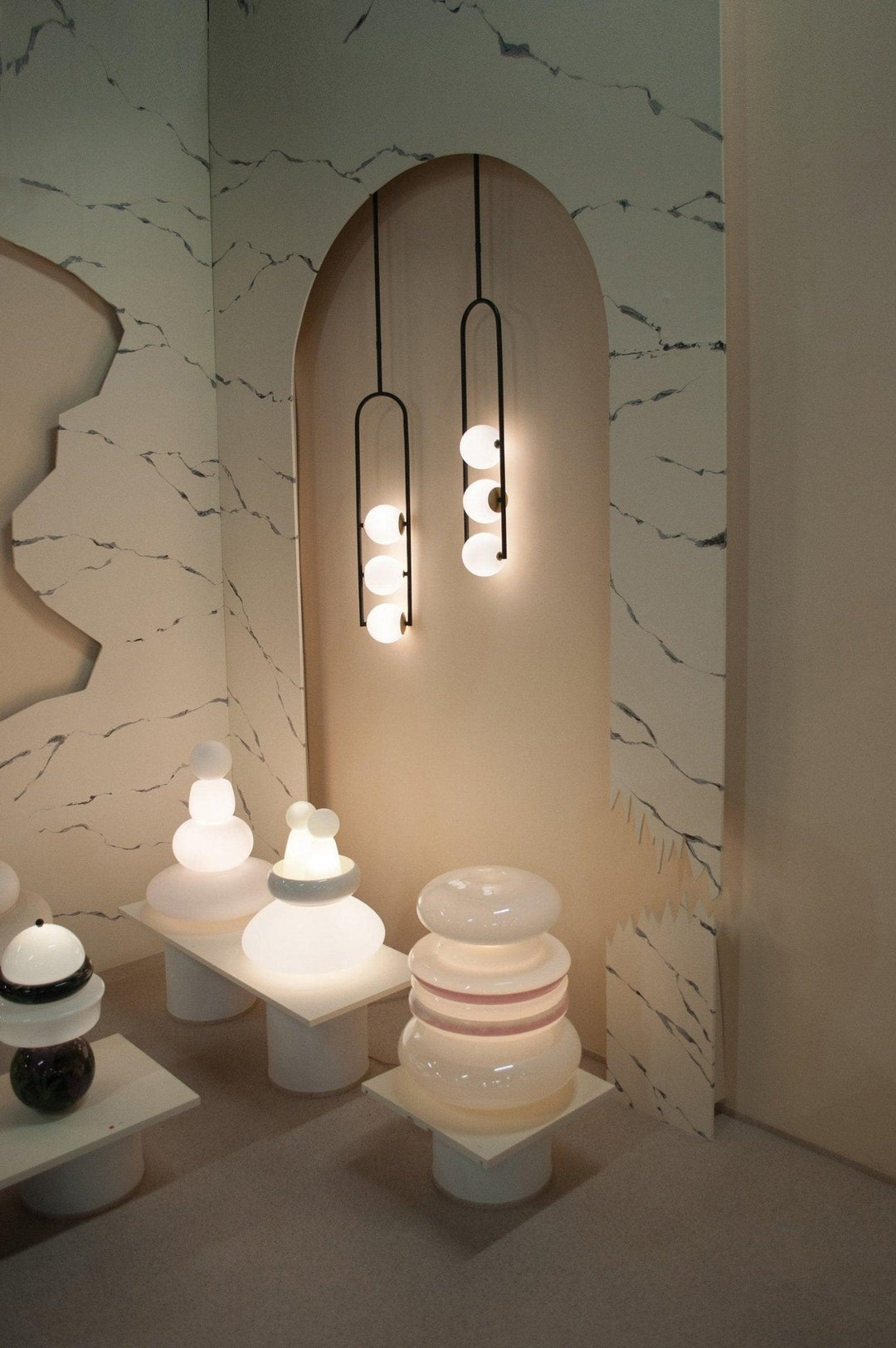 Evelaris Lustre Suspendu En Verre Art Nordique Minimaliste Moderne - Neutralighting